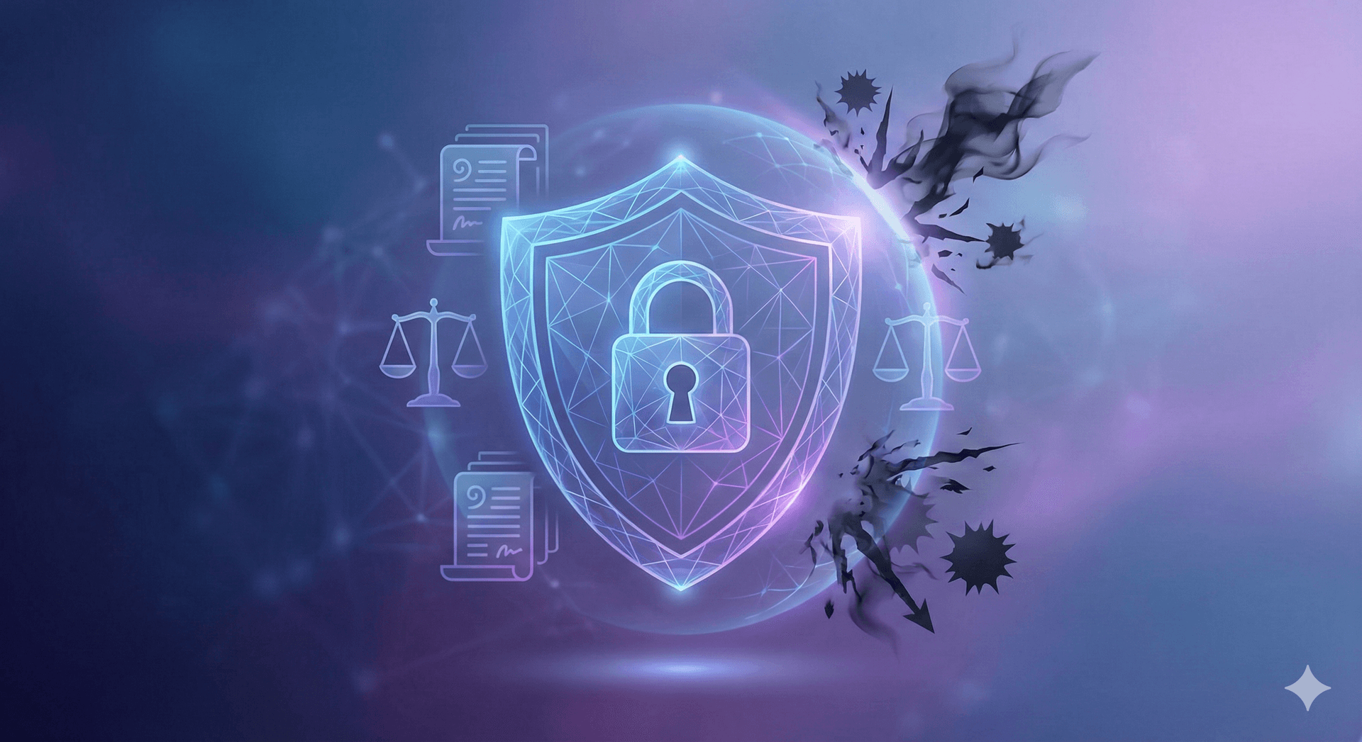 Explicit content removal legal protection shield with documents blocking harmful material