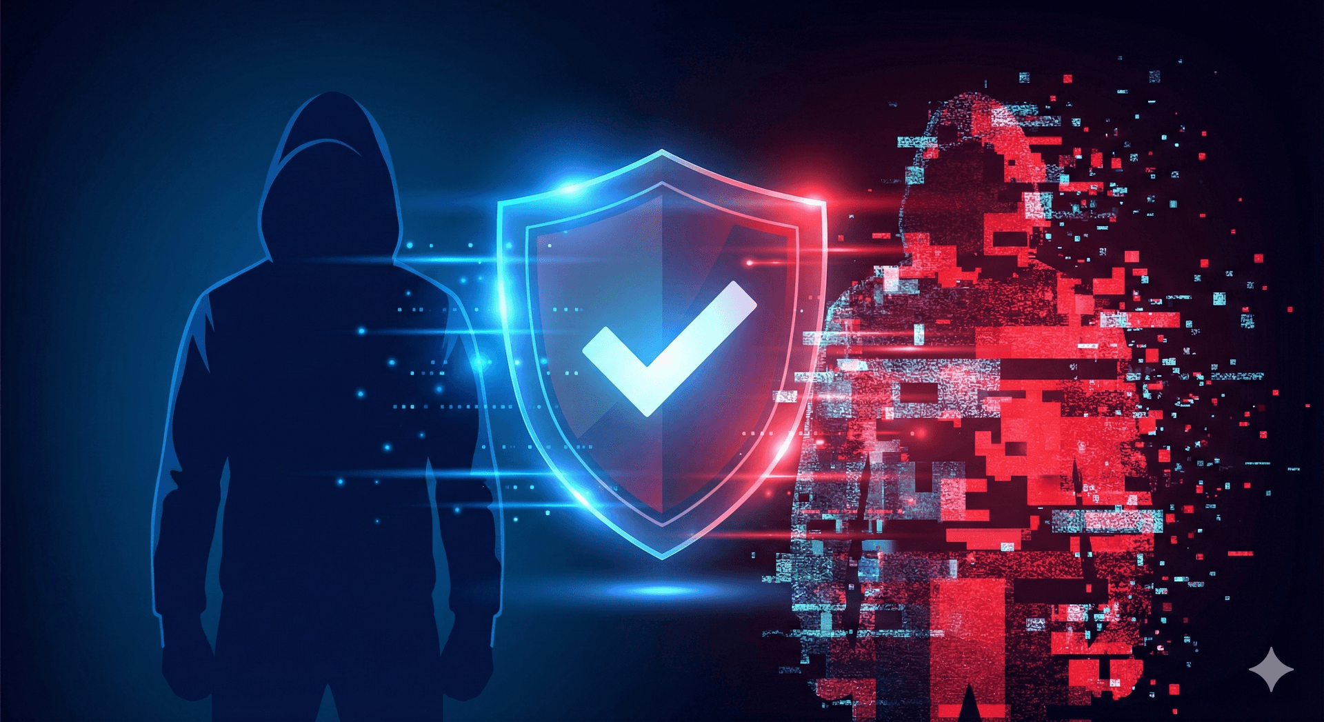 Identity verification shield protecting against fake profiles and impersonation attacks